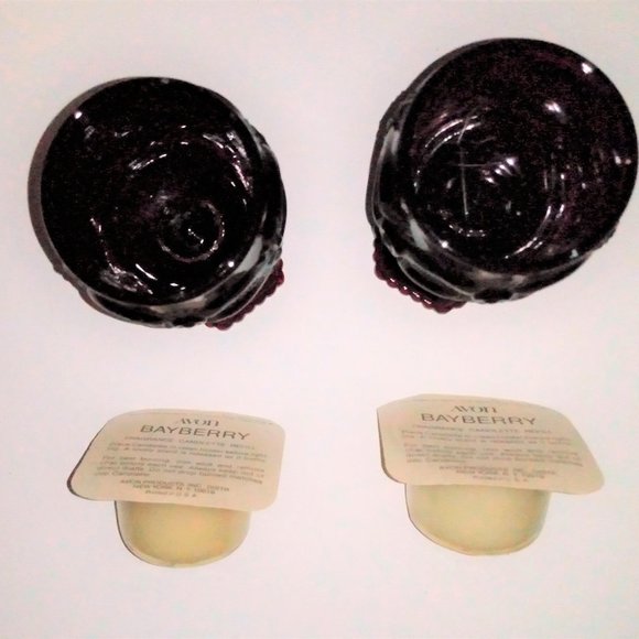 Vintage Avon Cape Cod Collection Ruby Glass 2 Goblets and 1 Creamer 1970s - Picture 4 of 15